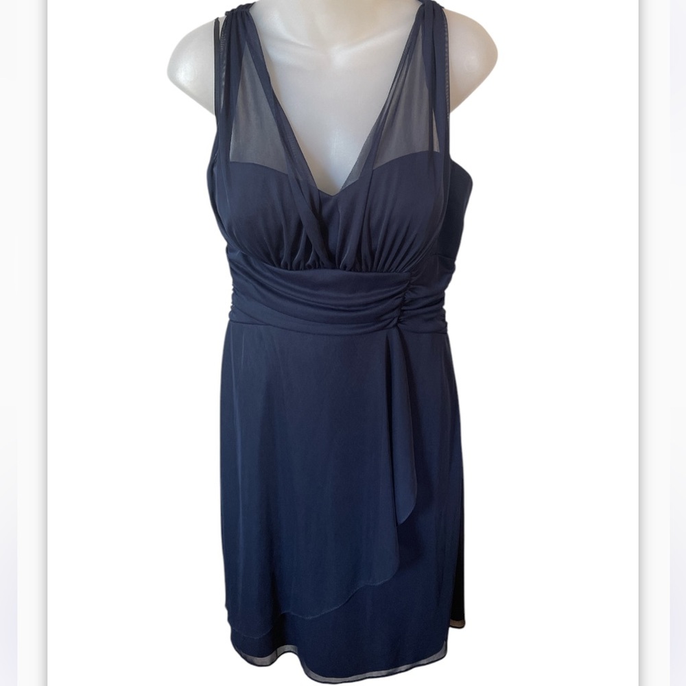 Betsy & Adam  little navy blue dress size 12 NWT